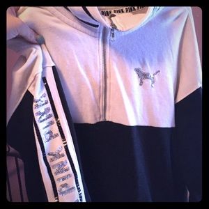 Sparkle Victoria’s Secret PINK half zip